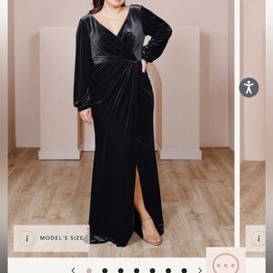 Revelry Velvet Dress / Bridesmaid Dress